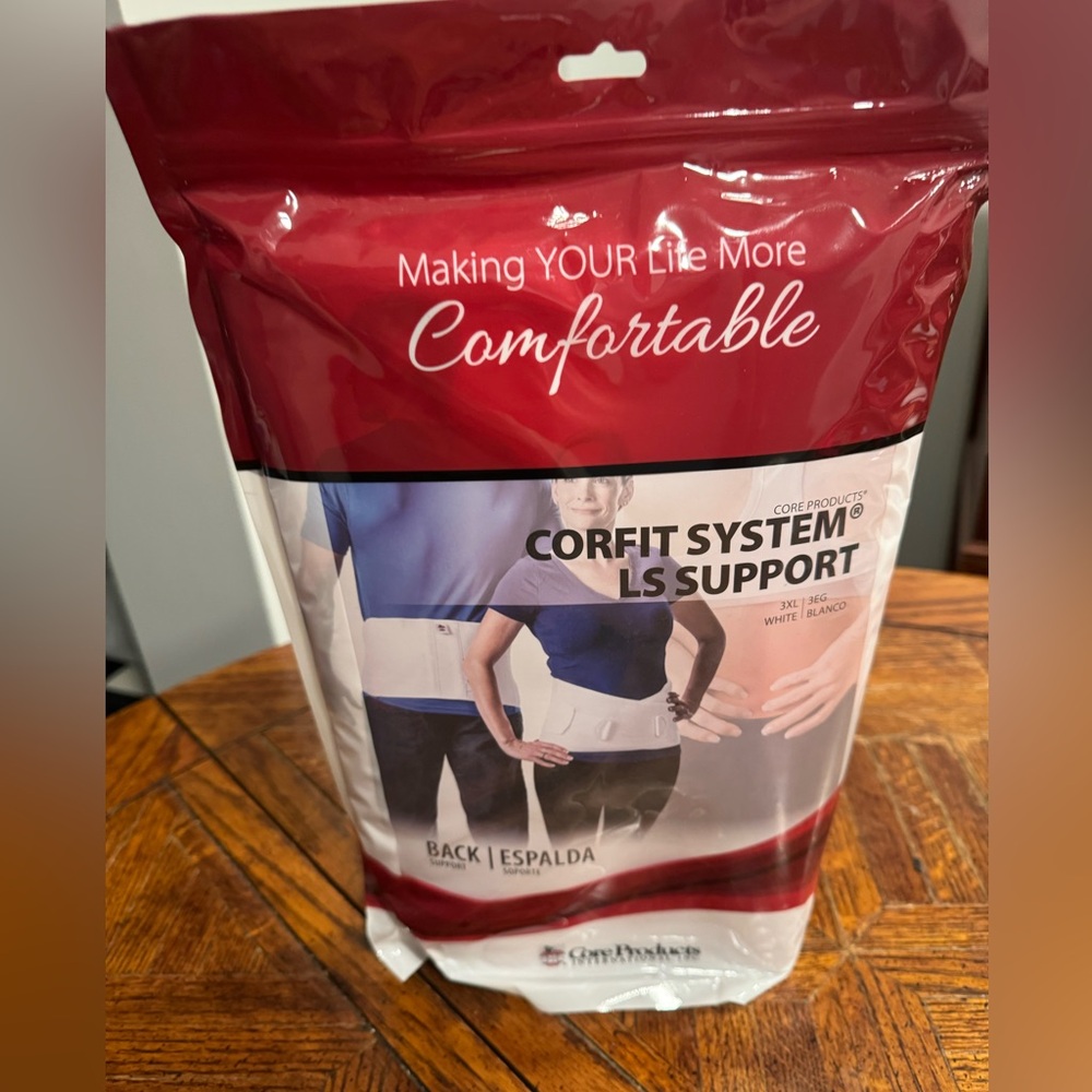 Corefit System LS Back Support Back Brace Size 3XL Sealed, Never Opened